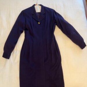 Vintage eggplant Talbot's dress